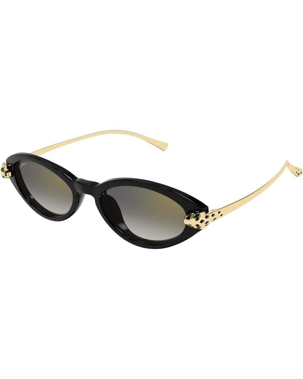 Cartier White Cat Eye Frame Sunglasses for men