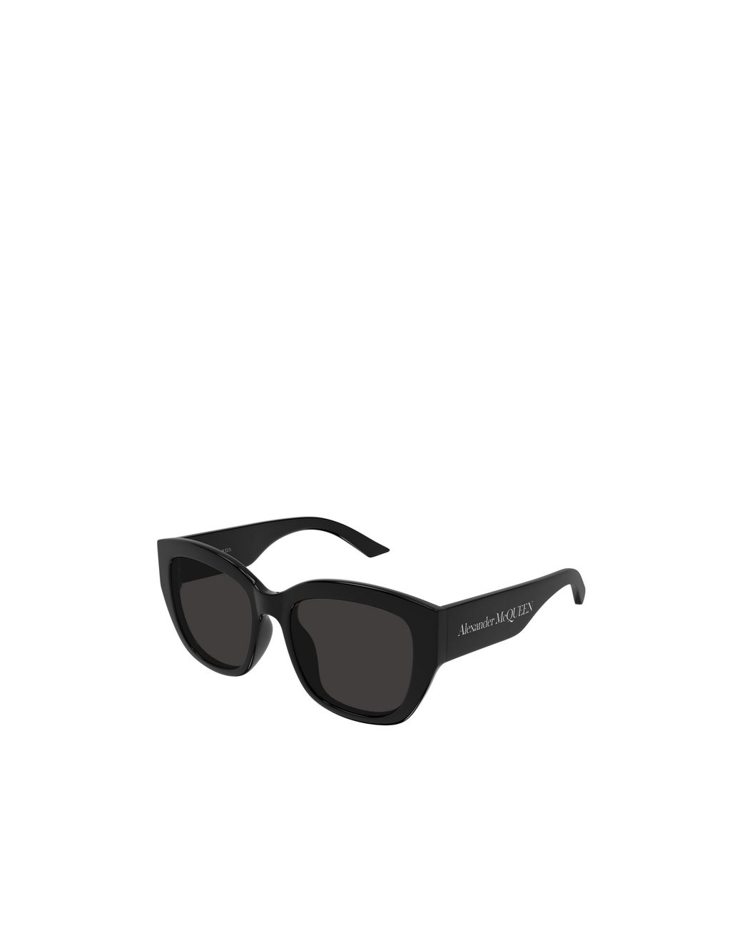 McQueen Black Eyewear Square Frame Sunglasses
