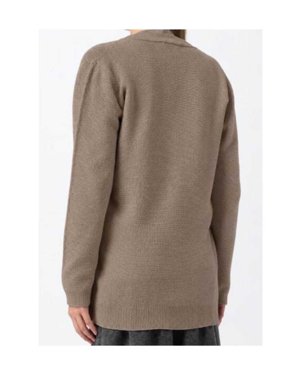 Fabiana Filippi Brown Long-Sleeved Sweater