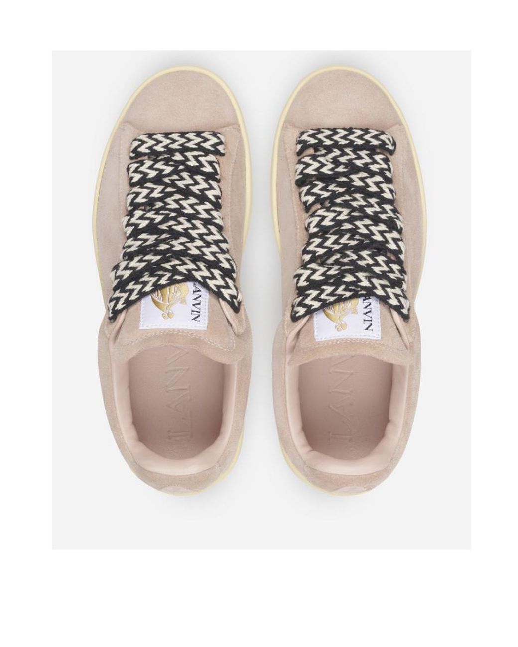 Lanvin Multicolor Lite Curb Low-Top Sneakers