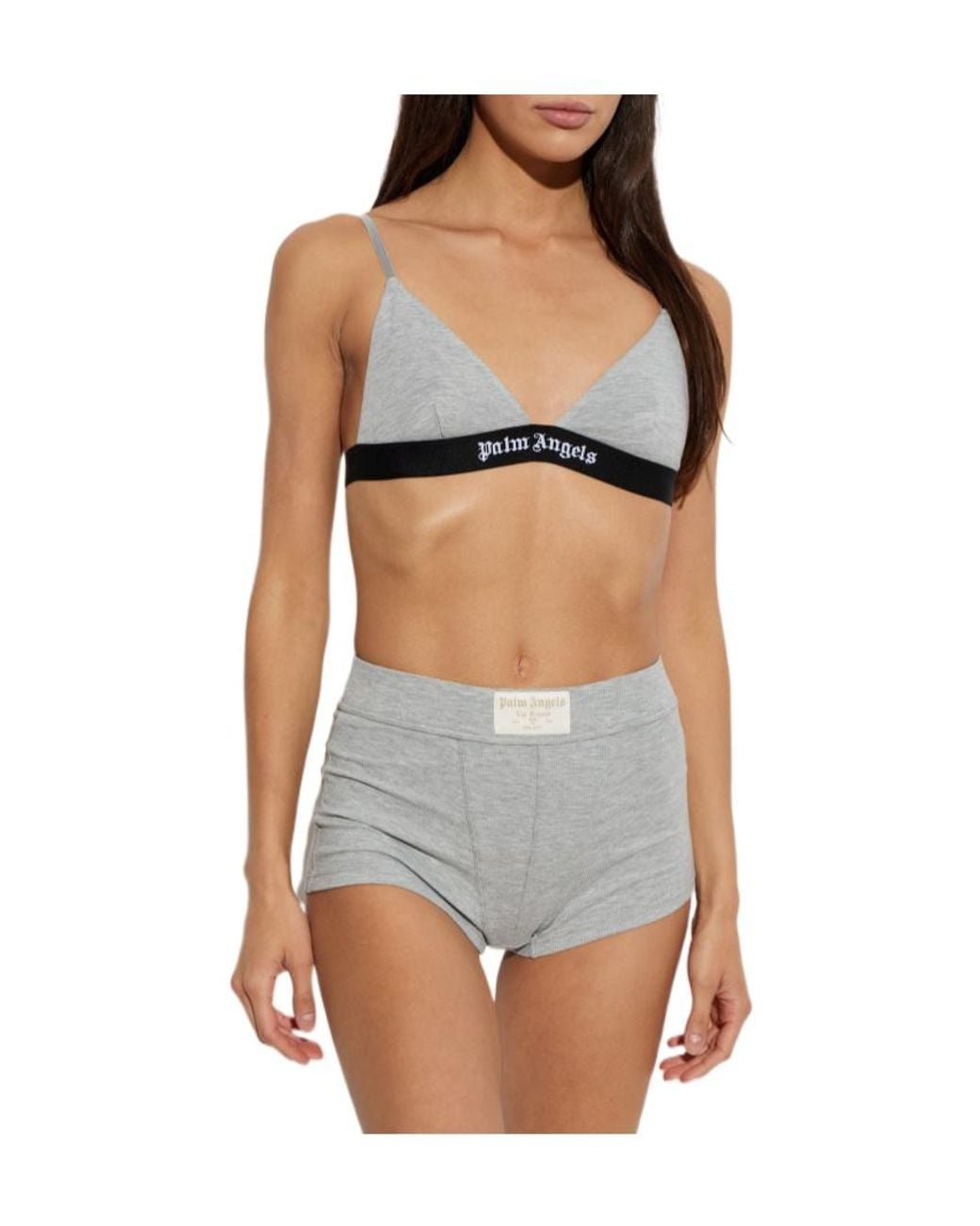Palm Angels Gray Knitted Underwear