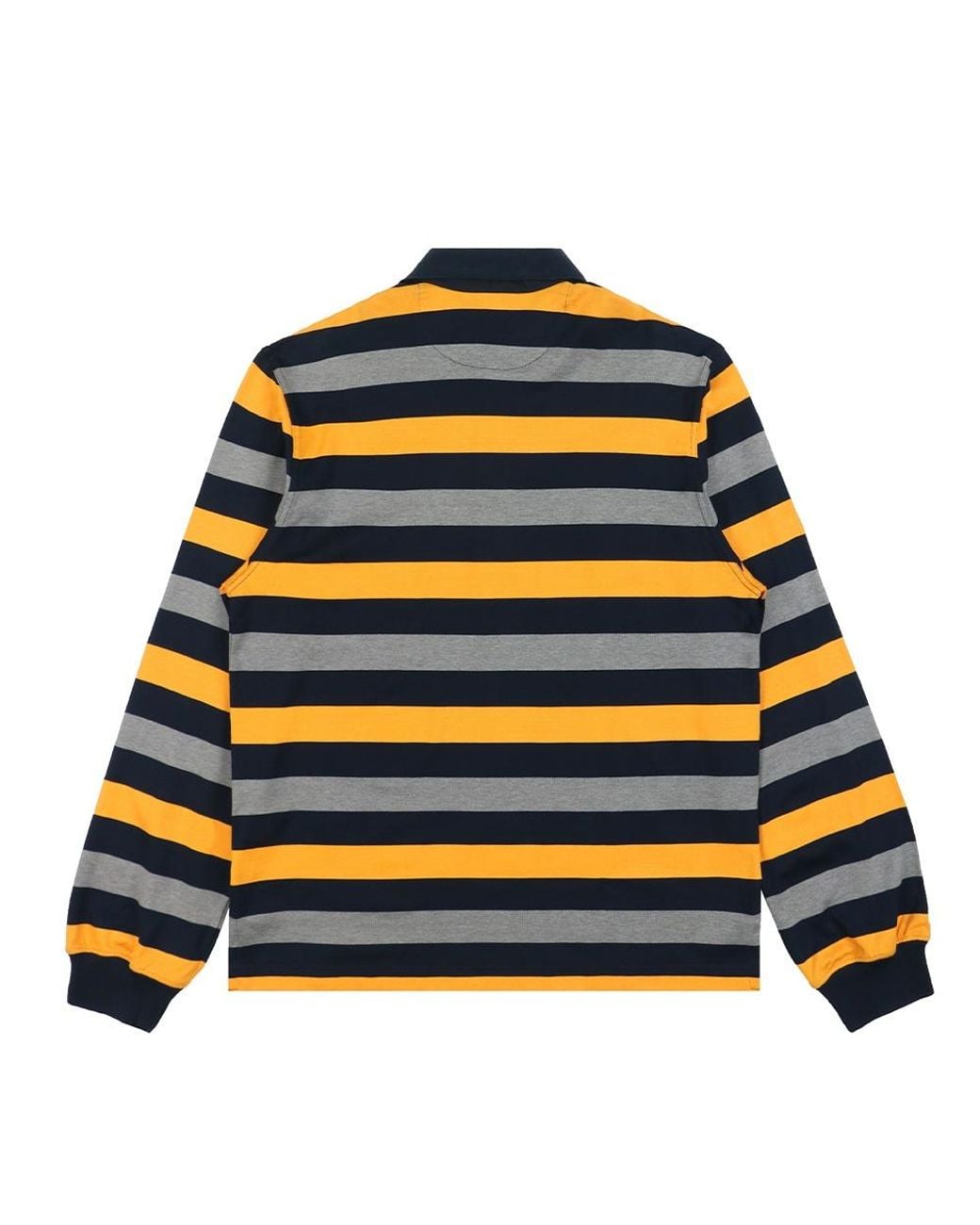 Paul & Shark Blue Striped Long-Sleeve Polo Shirt for men