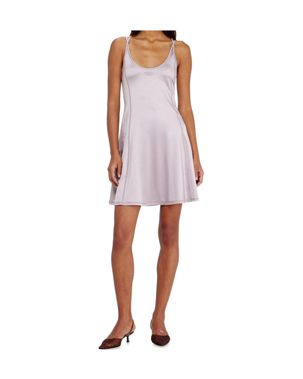DIESEL Pink Fluid Mini Dress