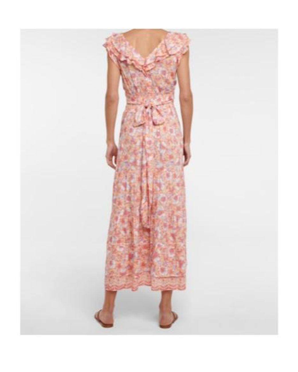 Poupette Pink Della Floral Maxi Dress