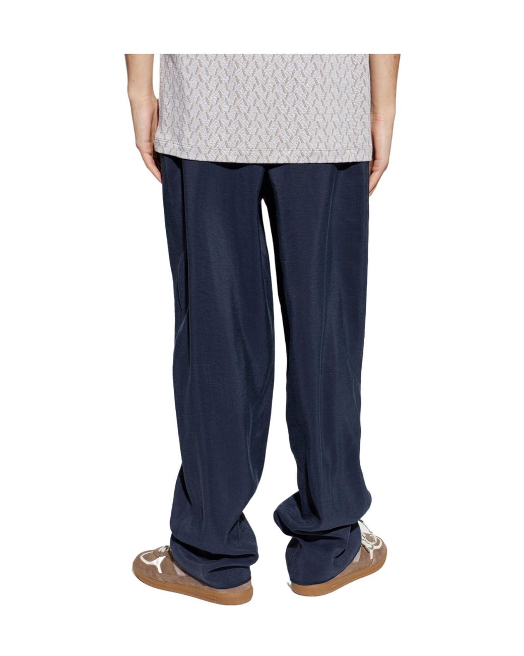 Giorgio Armani Blue Loose Fit Trousers for men