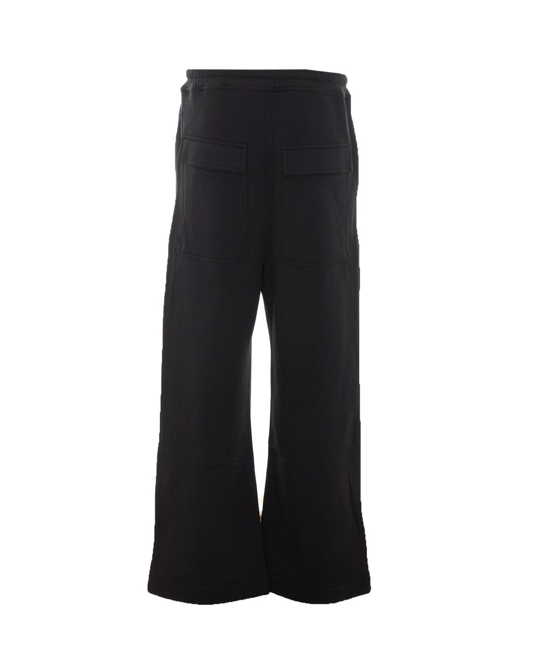 Thom Krom Black Wide-Leg Cargo Track Pants for men
