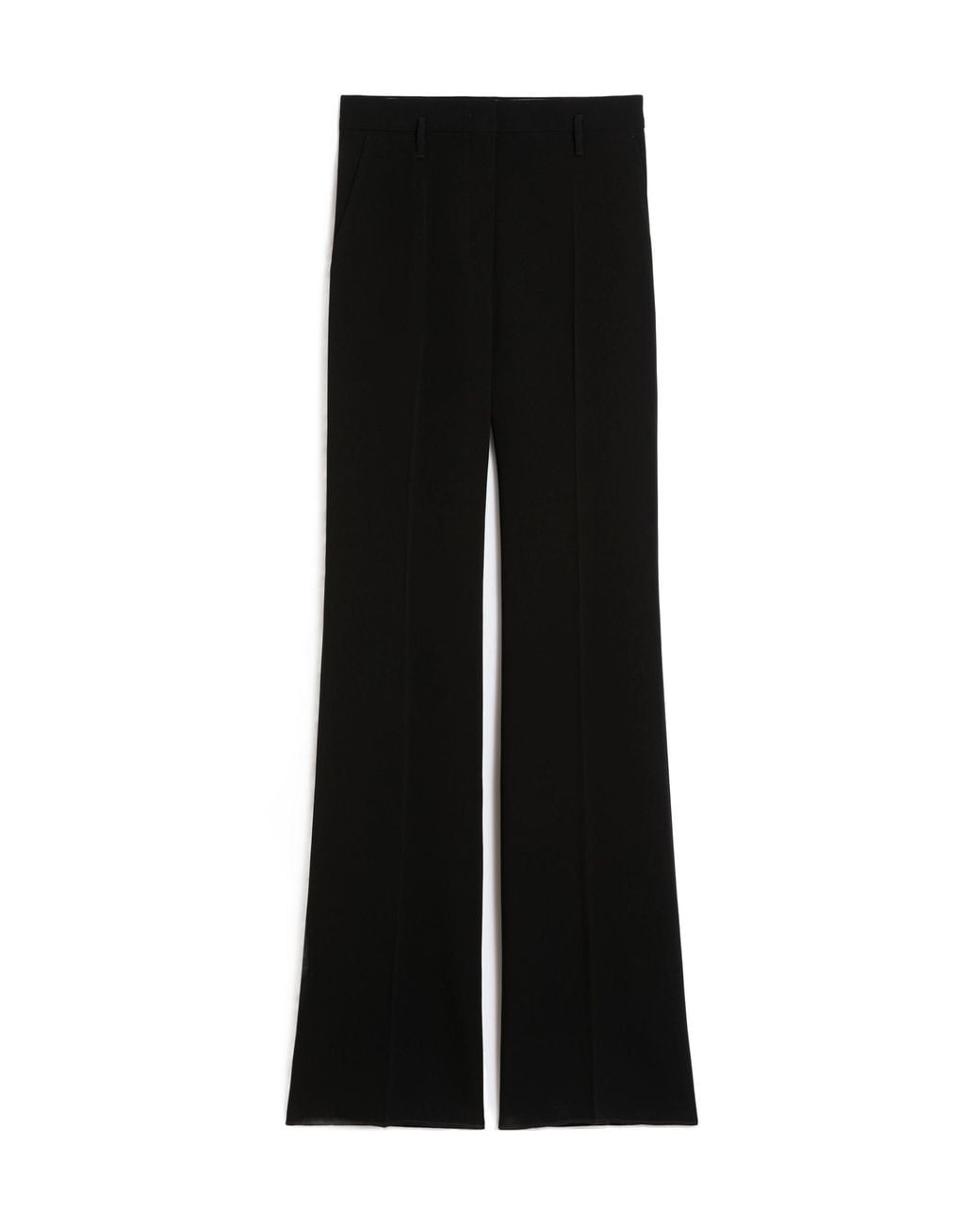 Max Mara Black Studio Flared Cady Trousers