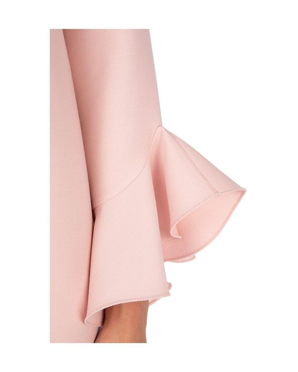 Valentino Pink Ruffled Sleeve Mini Dress