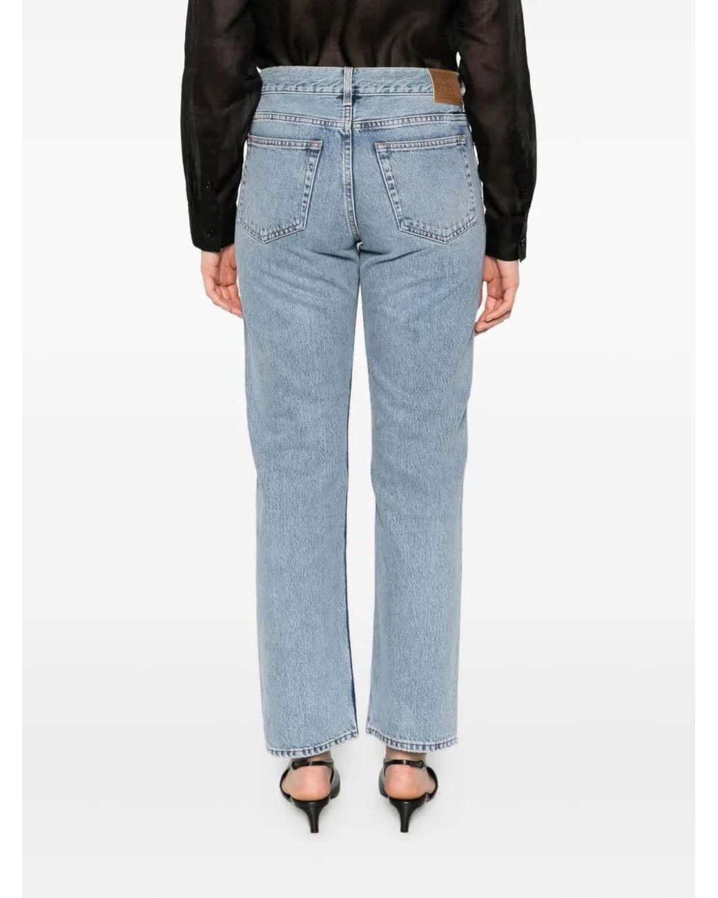 Totême Blue Jeans With Belt Loops
