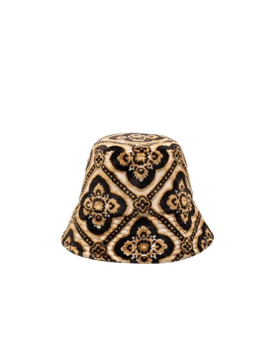 Etro Natural Patterned Jacquard Terry Bucket Hat