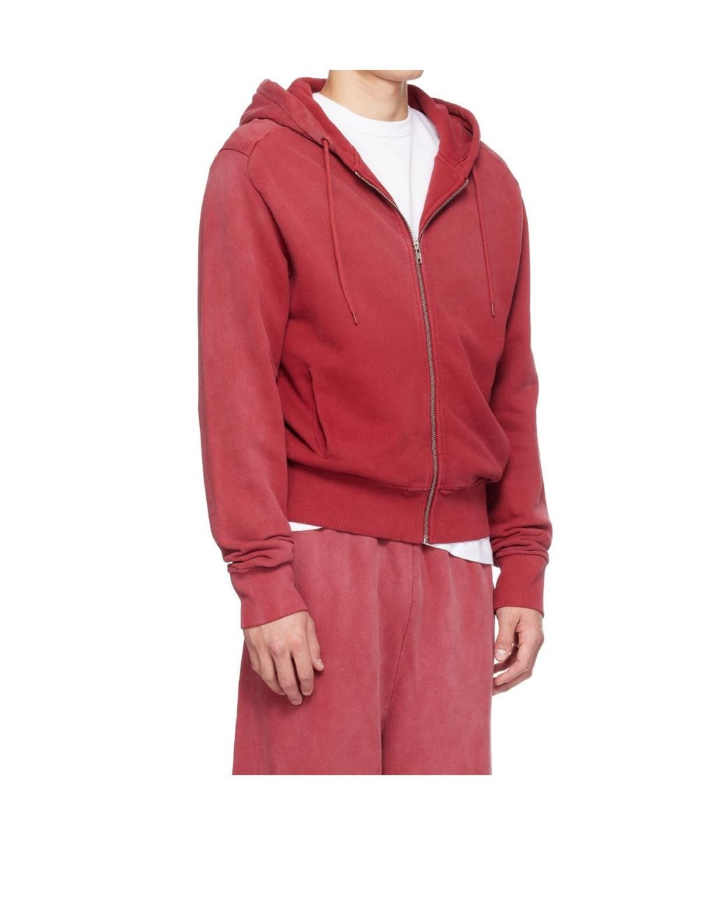 Entire studios Red Zip-Up Hoodie for men