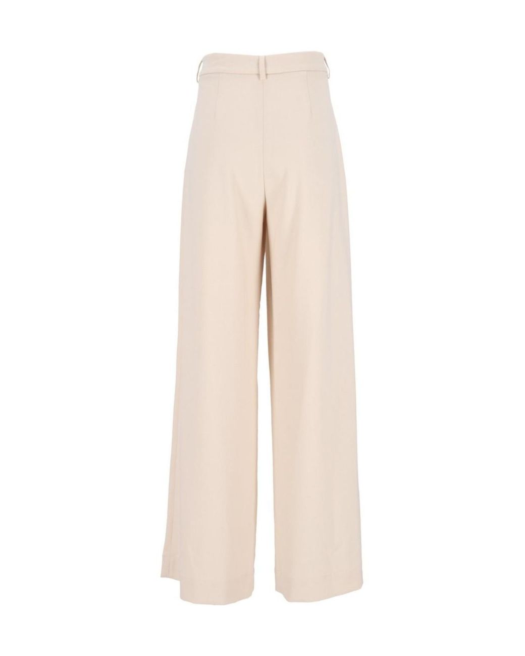 Al Duca D'aosta Natural Casual Trousers With Belt Loops