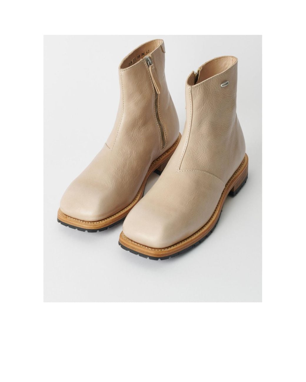 Our Legacy Natural Square Toe Boots for men