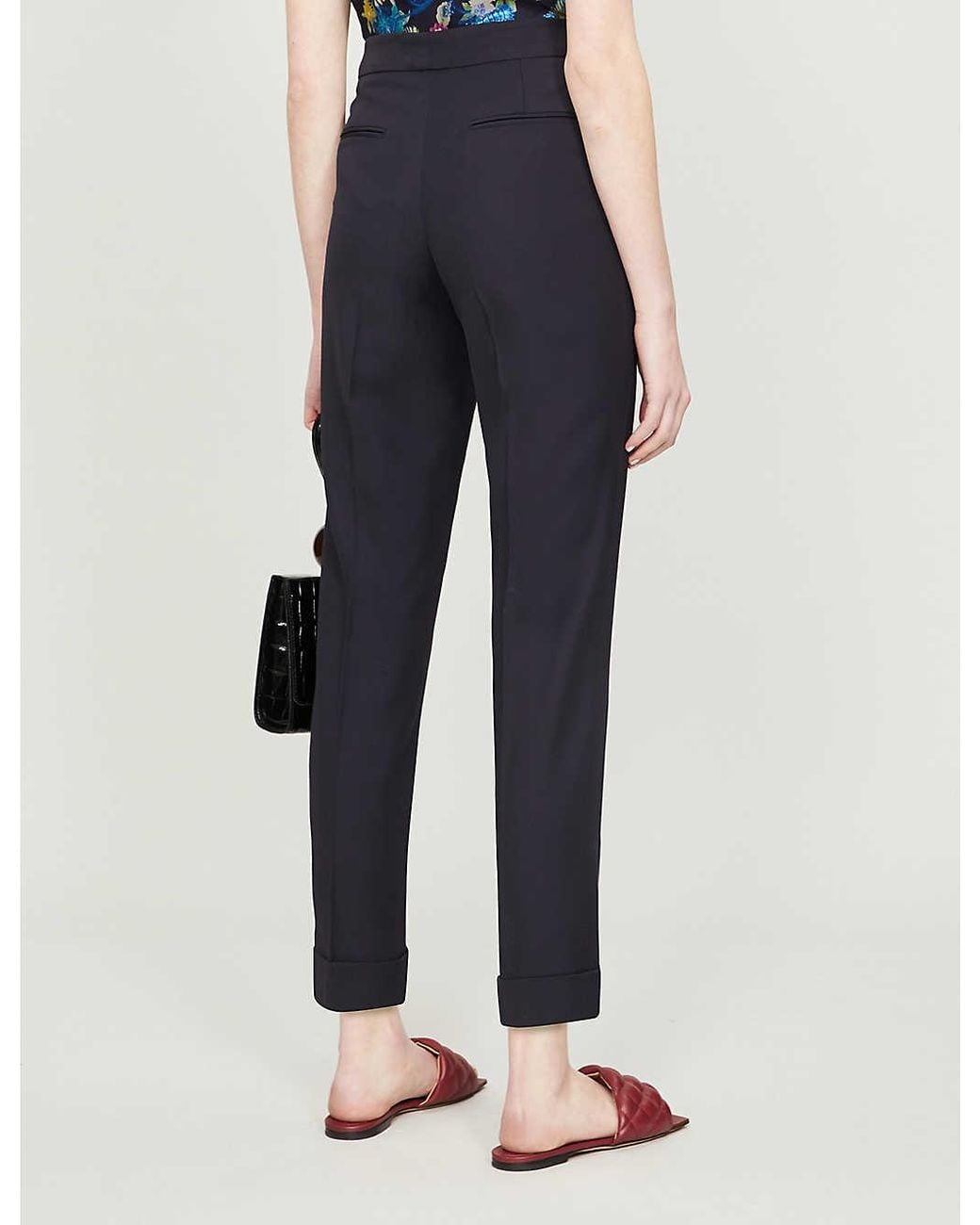 Etro Blue Straight Leg Trousers