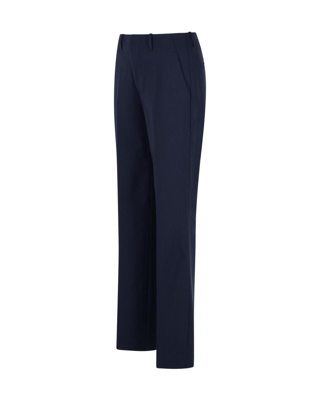 Closed Blue Sasia Pleated Straight-Leg Pants