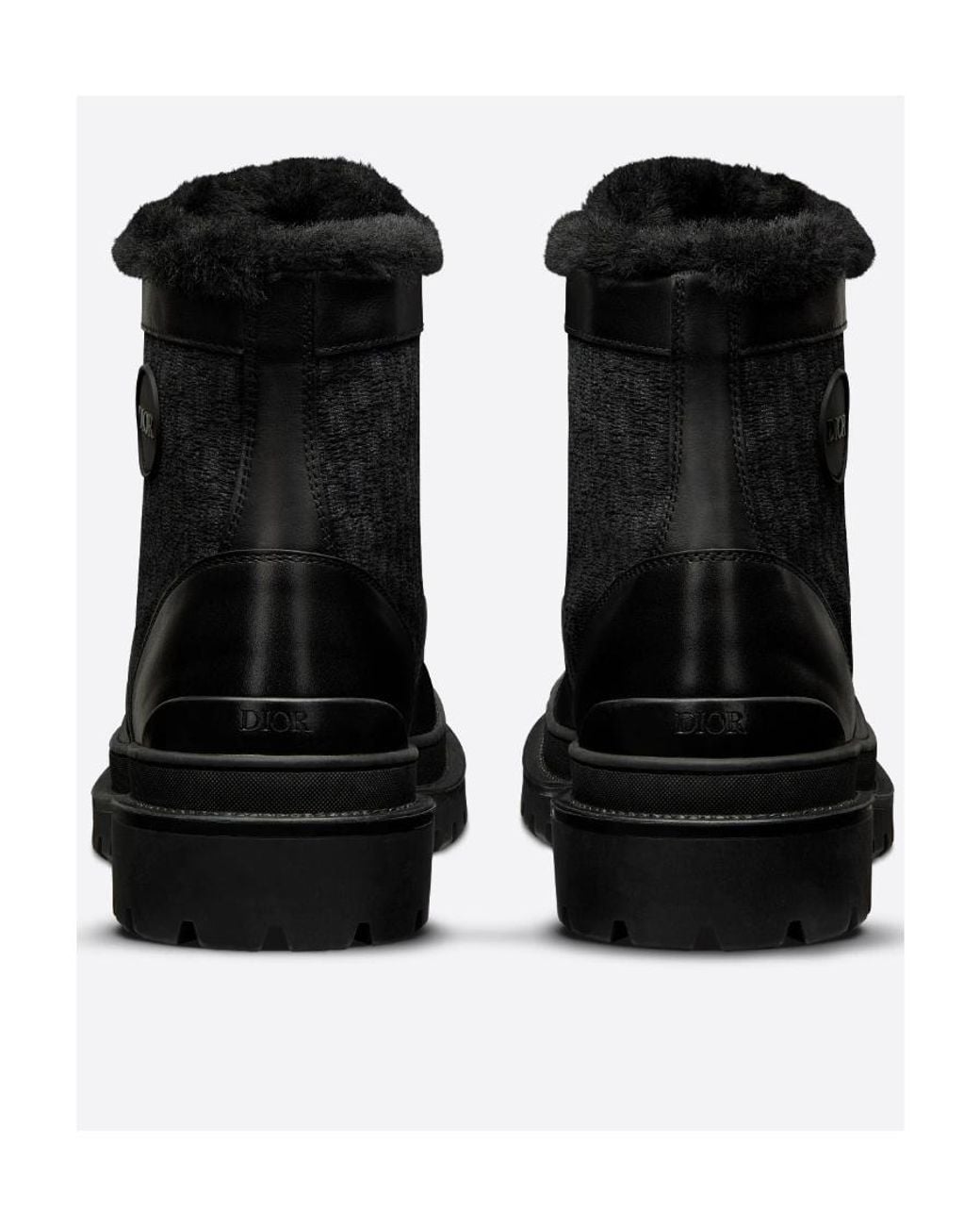 Dior Black Explorer Ankle Boot for men