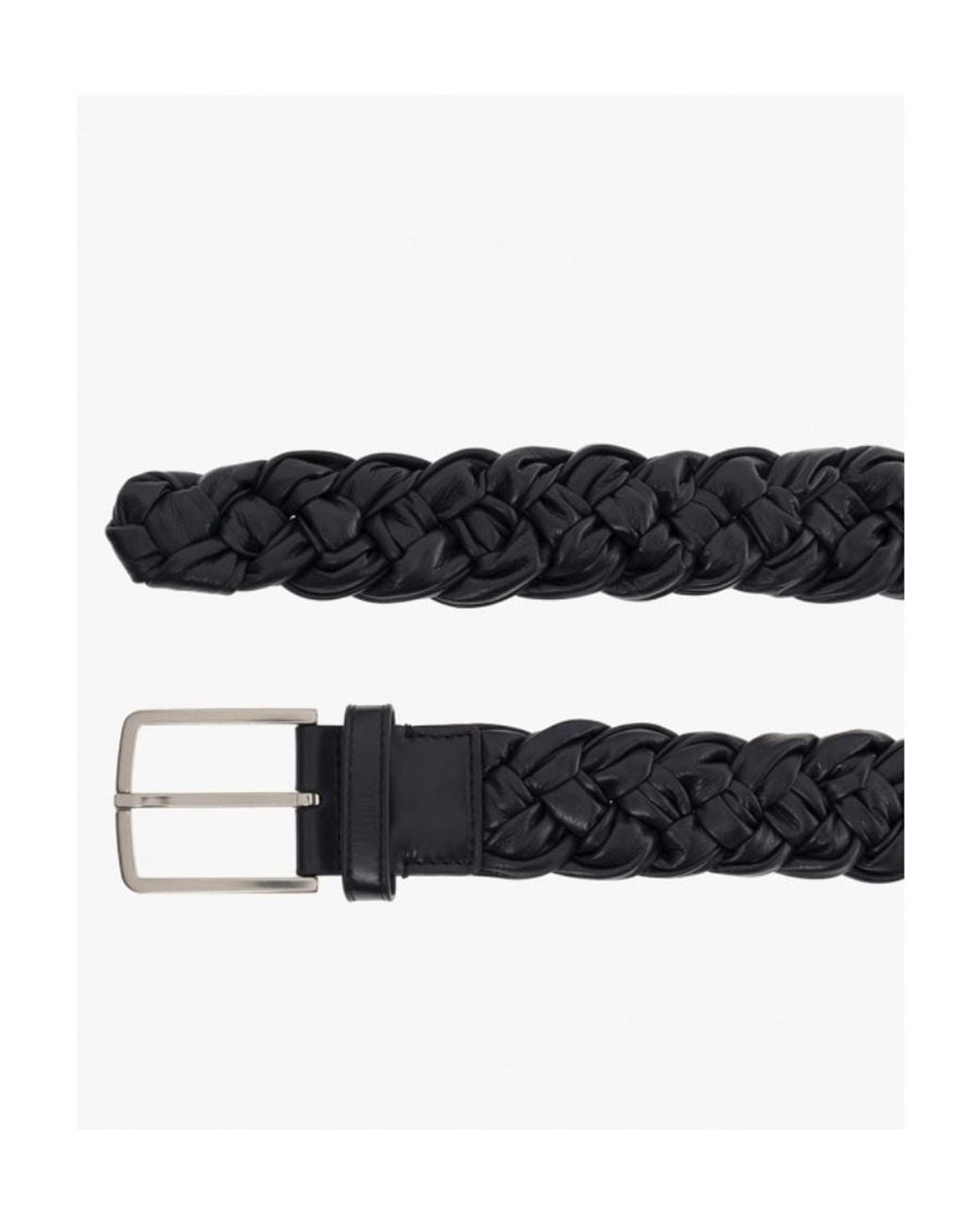 Bottega Veneta White Logo Belt for men