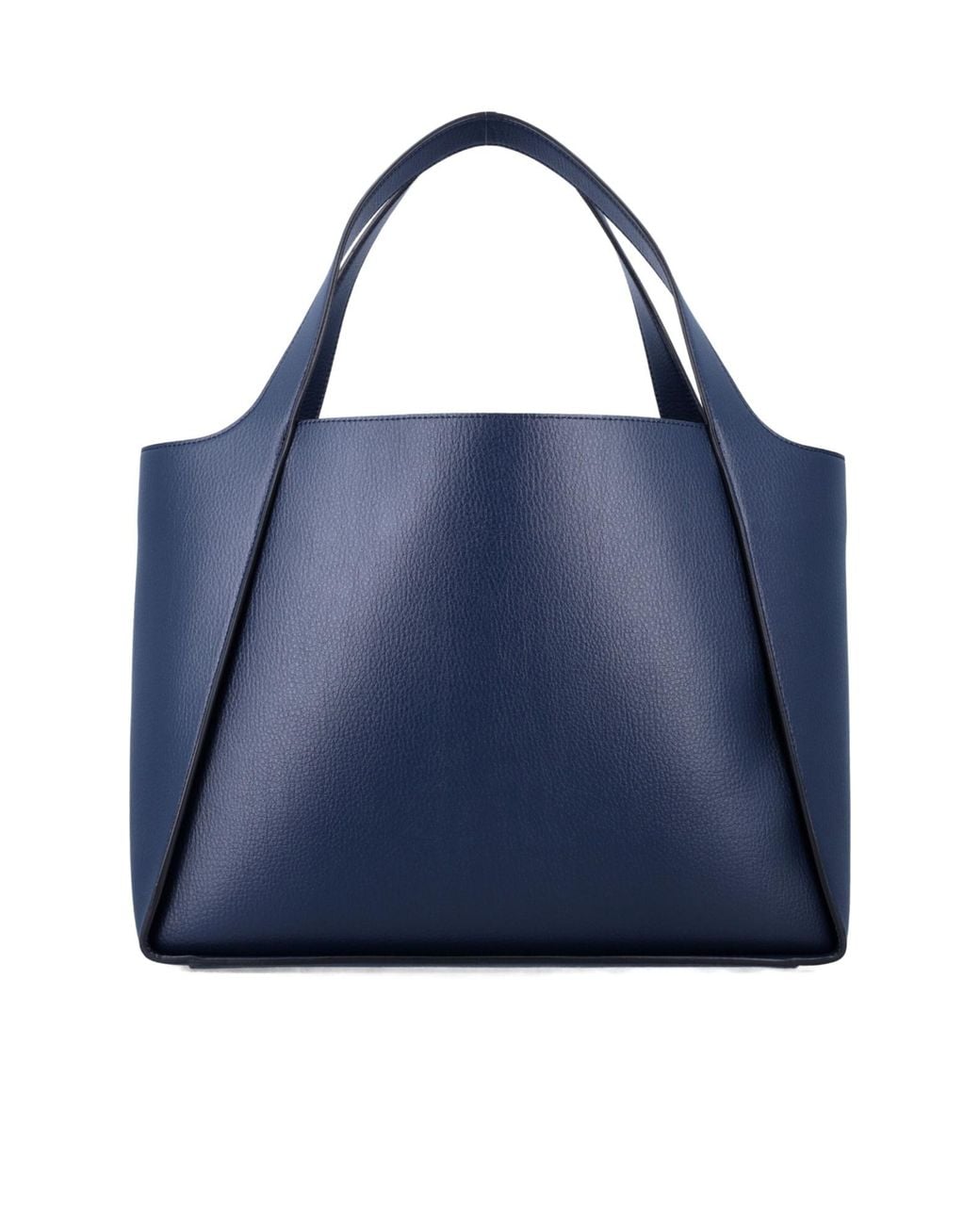 Stella McCartney Blue Logo Perforated Tote Bag