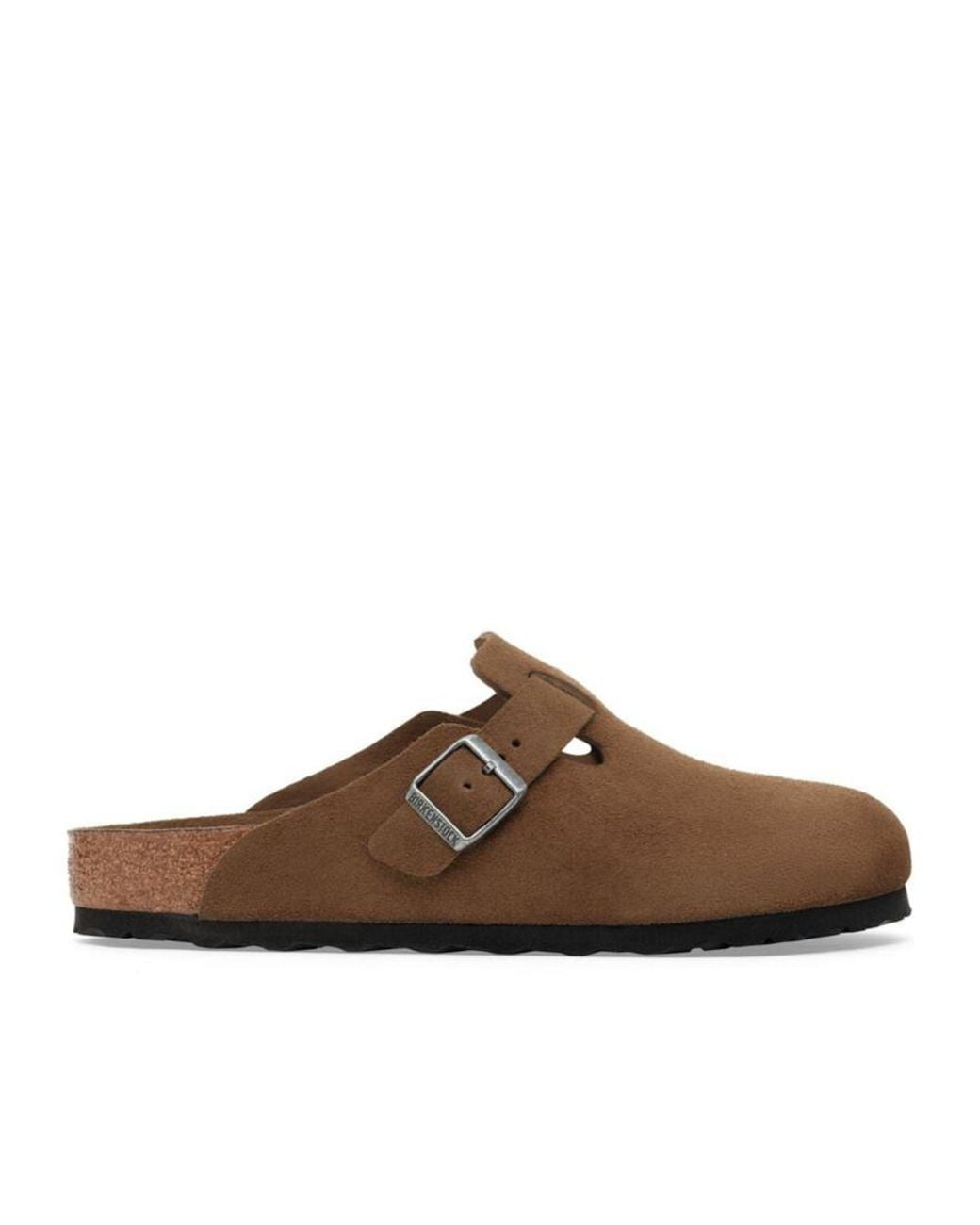 Birkenstock Brown Boston Buckled Clogs for men