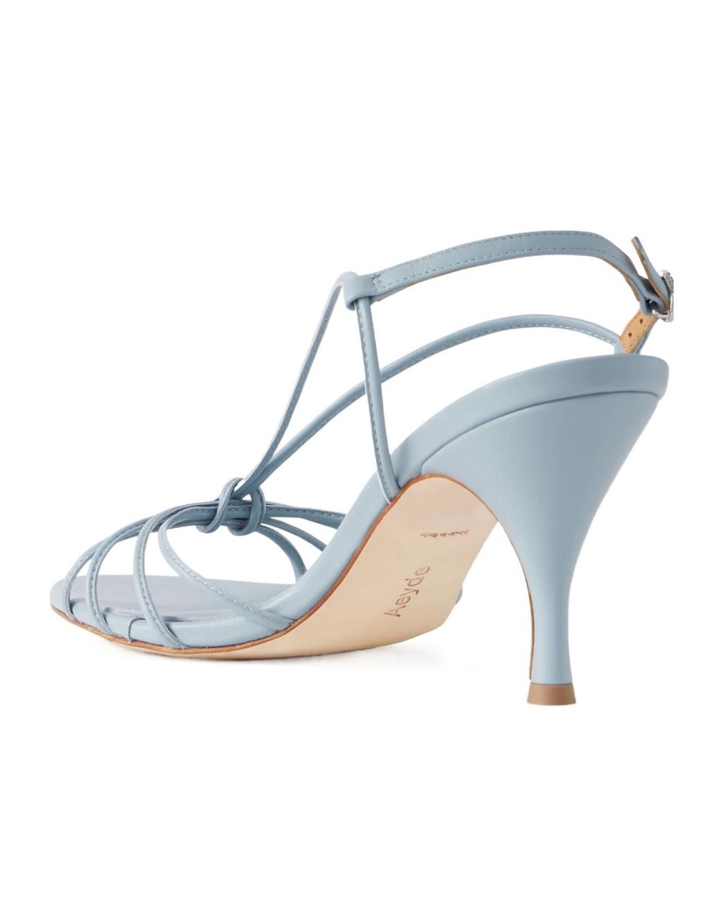 Aeyde Blue Leather Sandals