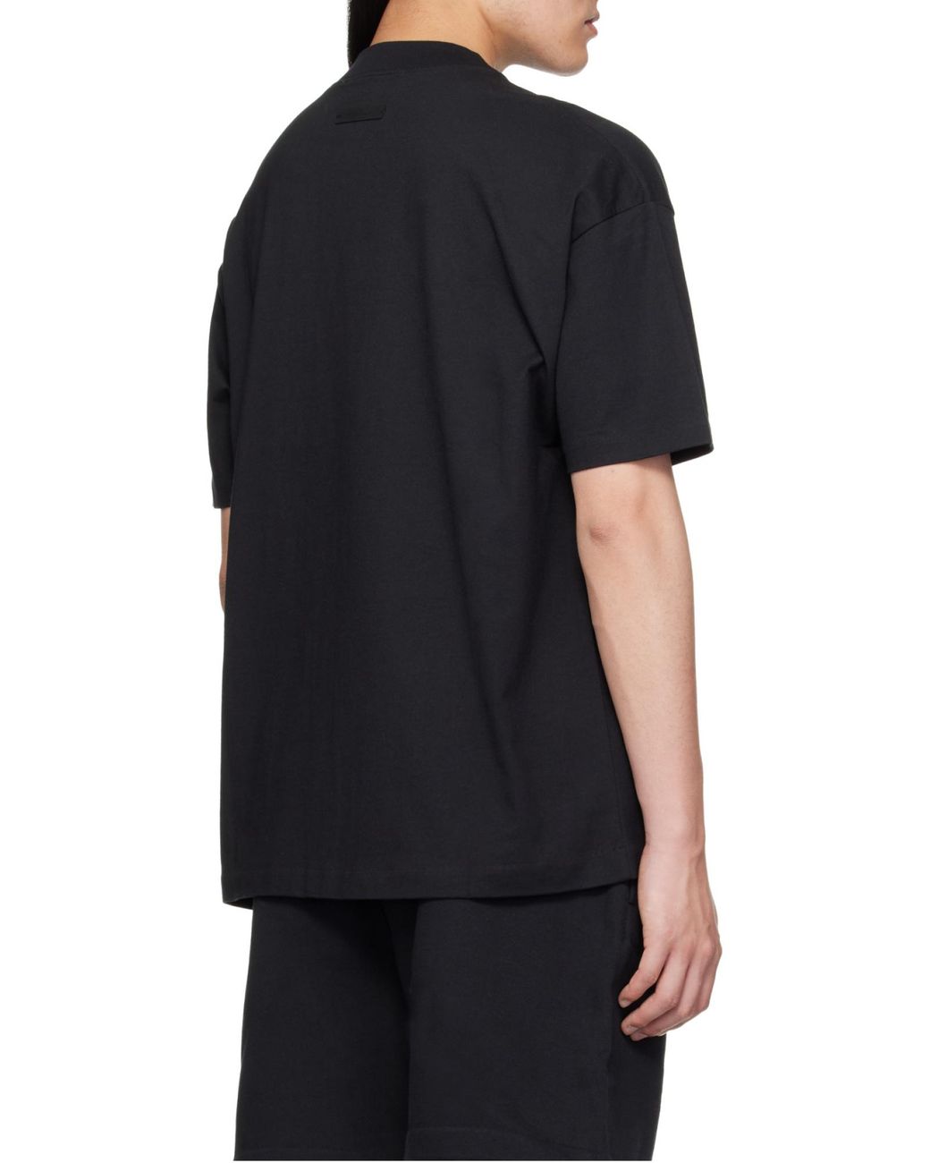Fear Of God Black Short-Sleeved T-Shirt for men