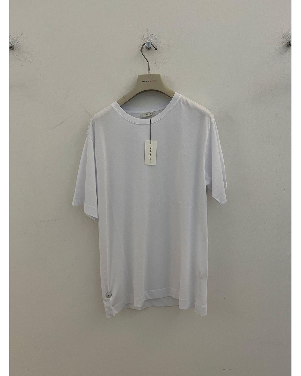 Dries Van Noten White Short-Sleeved T-Shirt for men