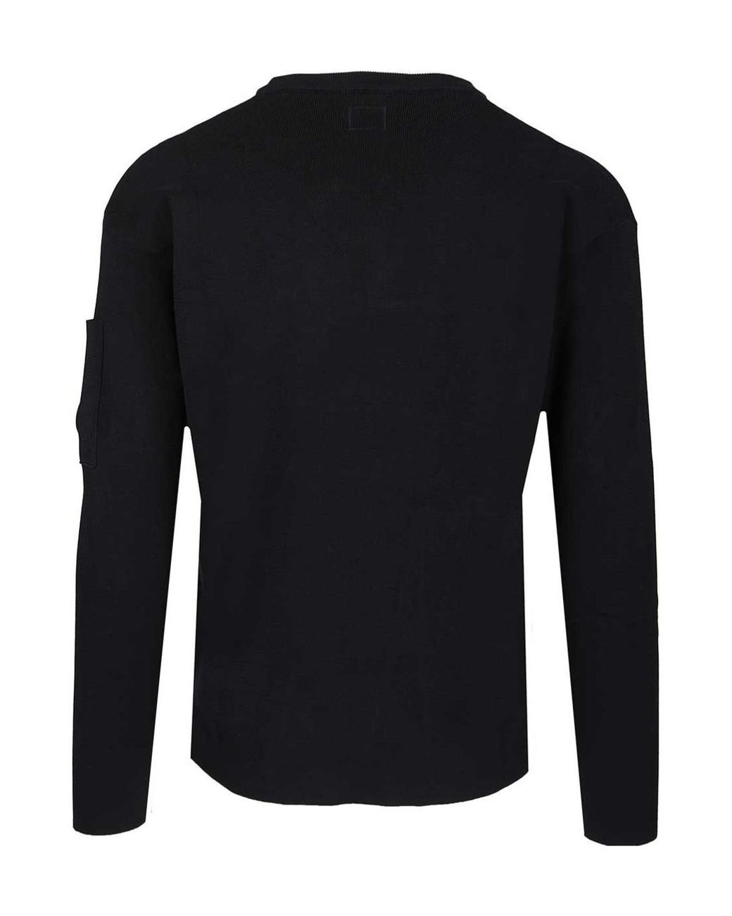 C P Company Black C.P.カンパニー シーアイランド リブレンズセーター for men