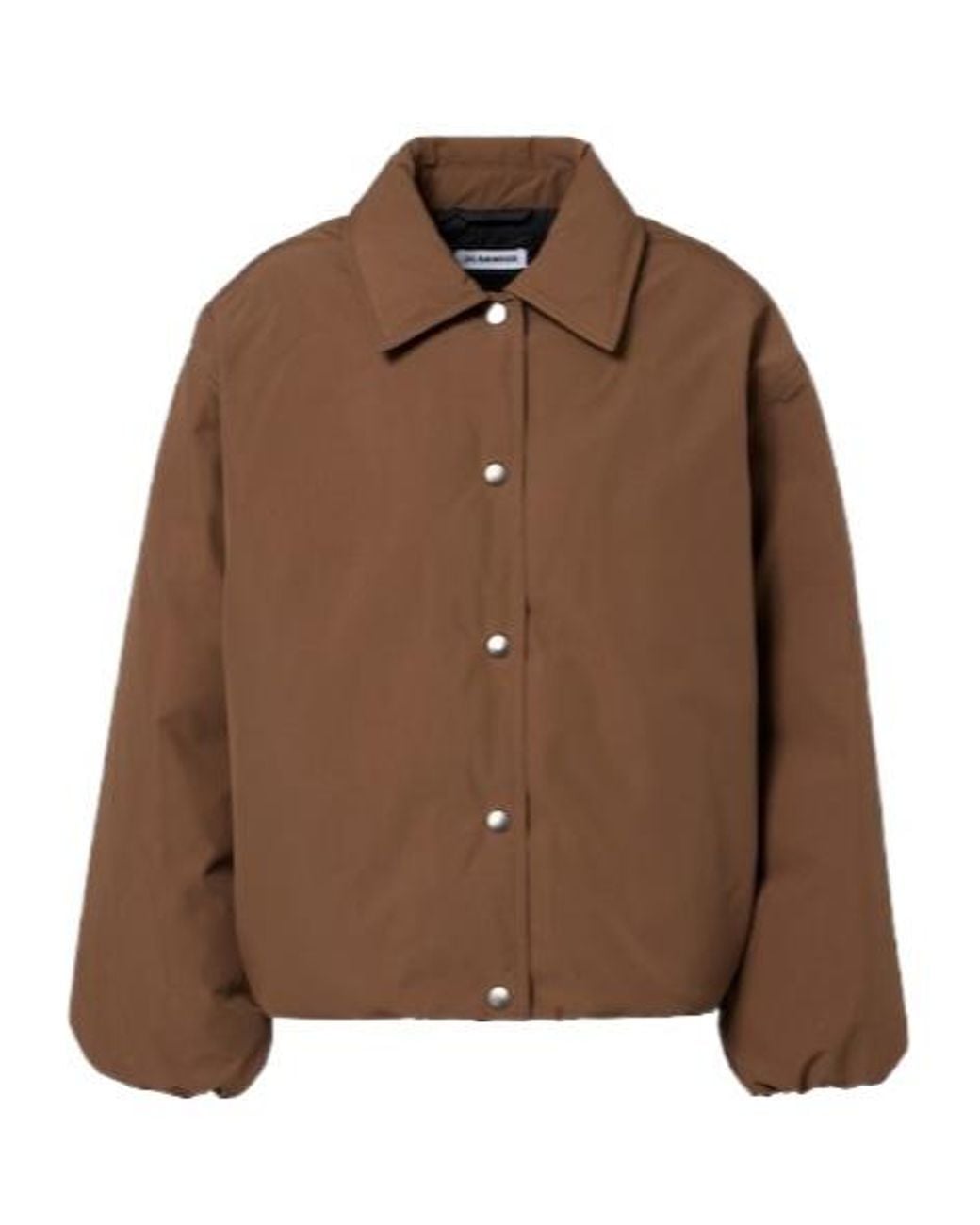 Jil Sander Brown Techincal Down Jacket