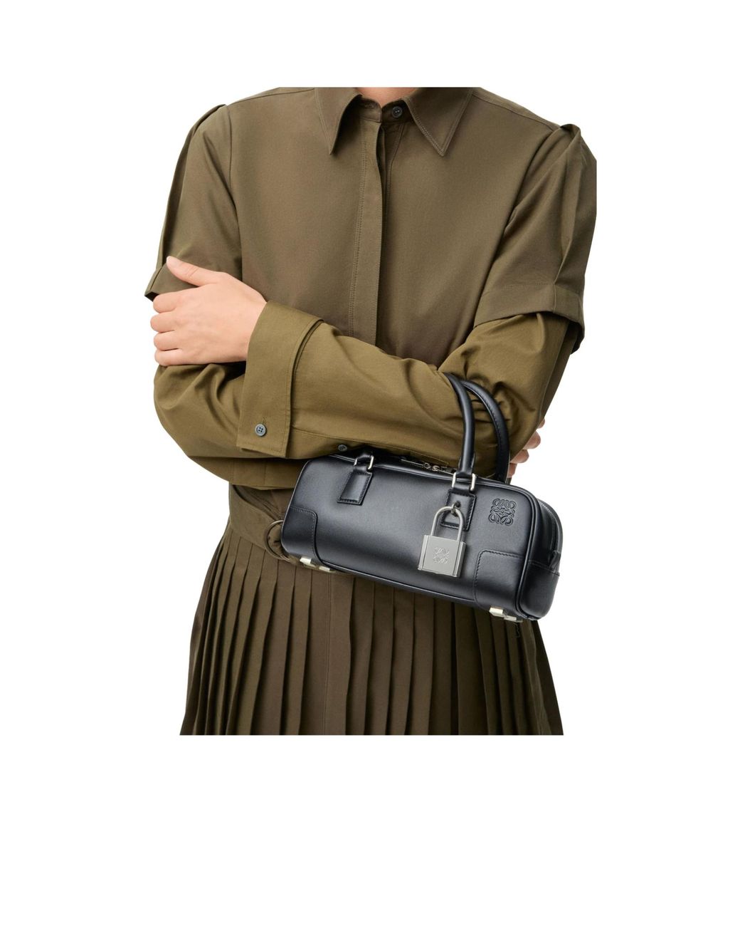 Loewe Black Amazona 23 Cropped Bag
