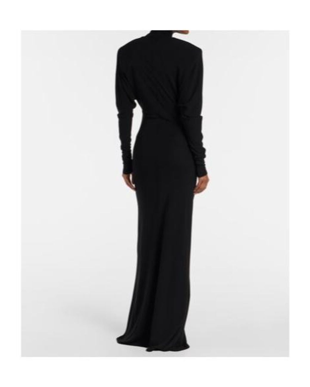 Stella McCartney Black Crepe Jersey Gown