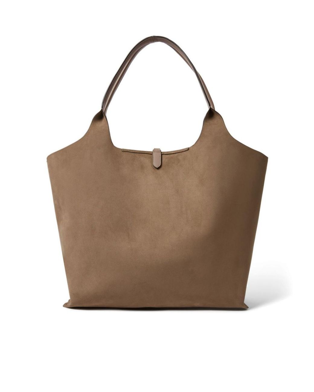 Stella McCartney Brown Logo Perforated Reversible Tote Bag