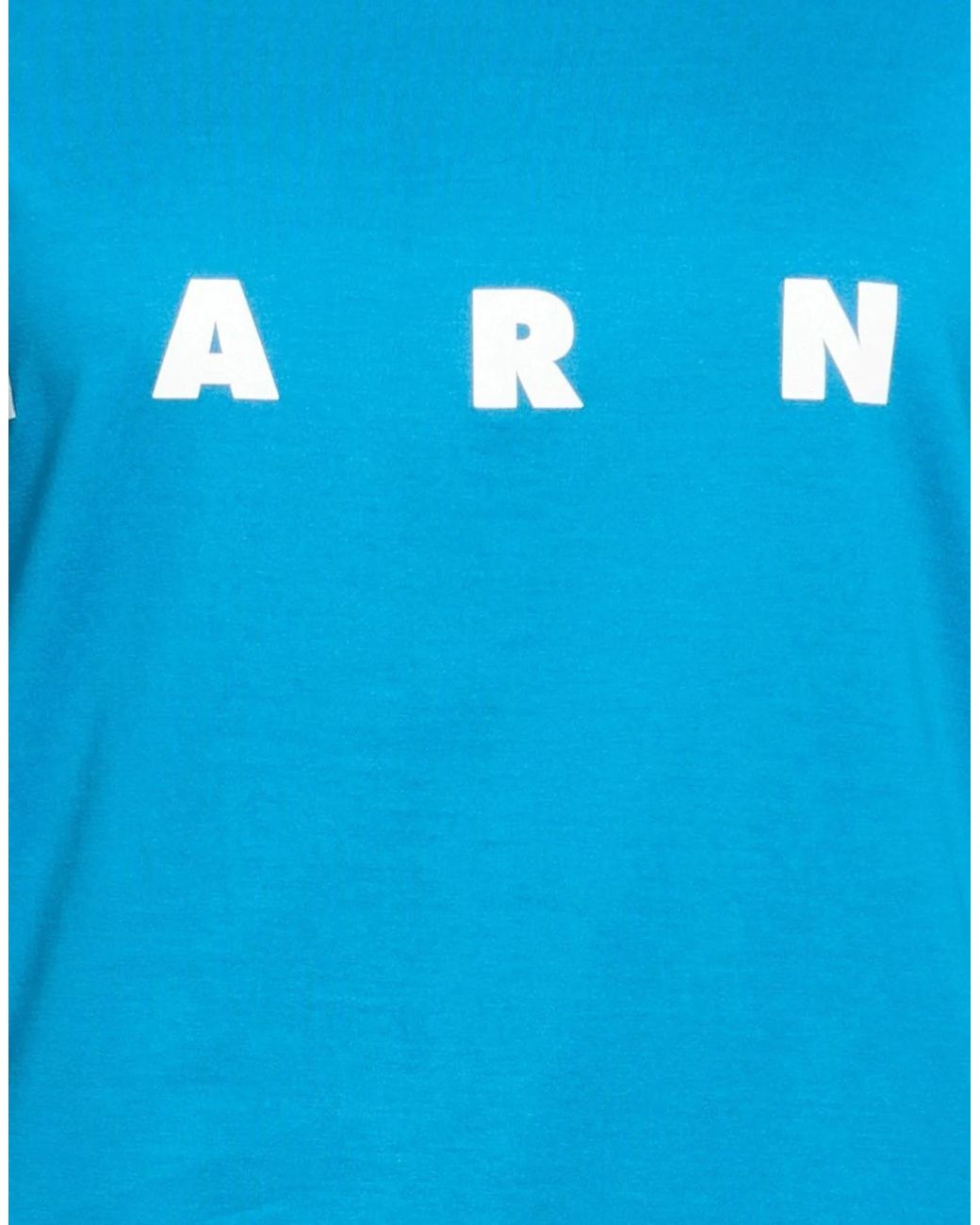 Marni Blue Crew-Neck Short-Sleeve T-Shirt