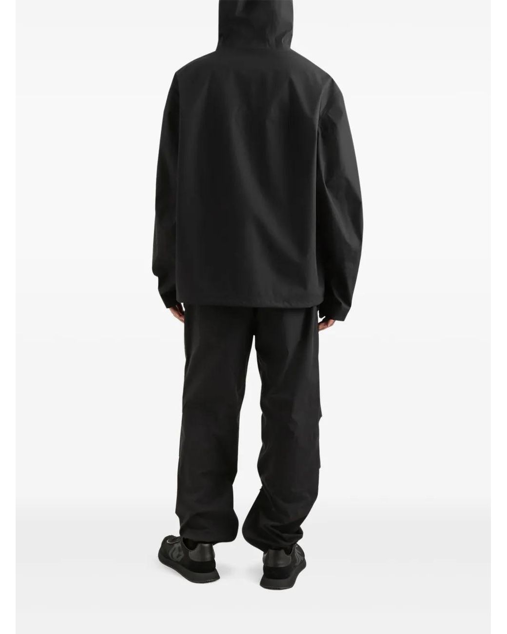 Dolce & Gabbana Black Logo Plaque Zipped Bomber Jacket for men