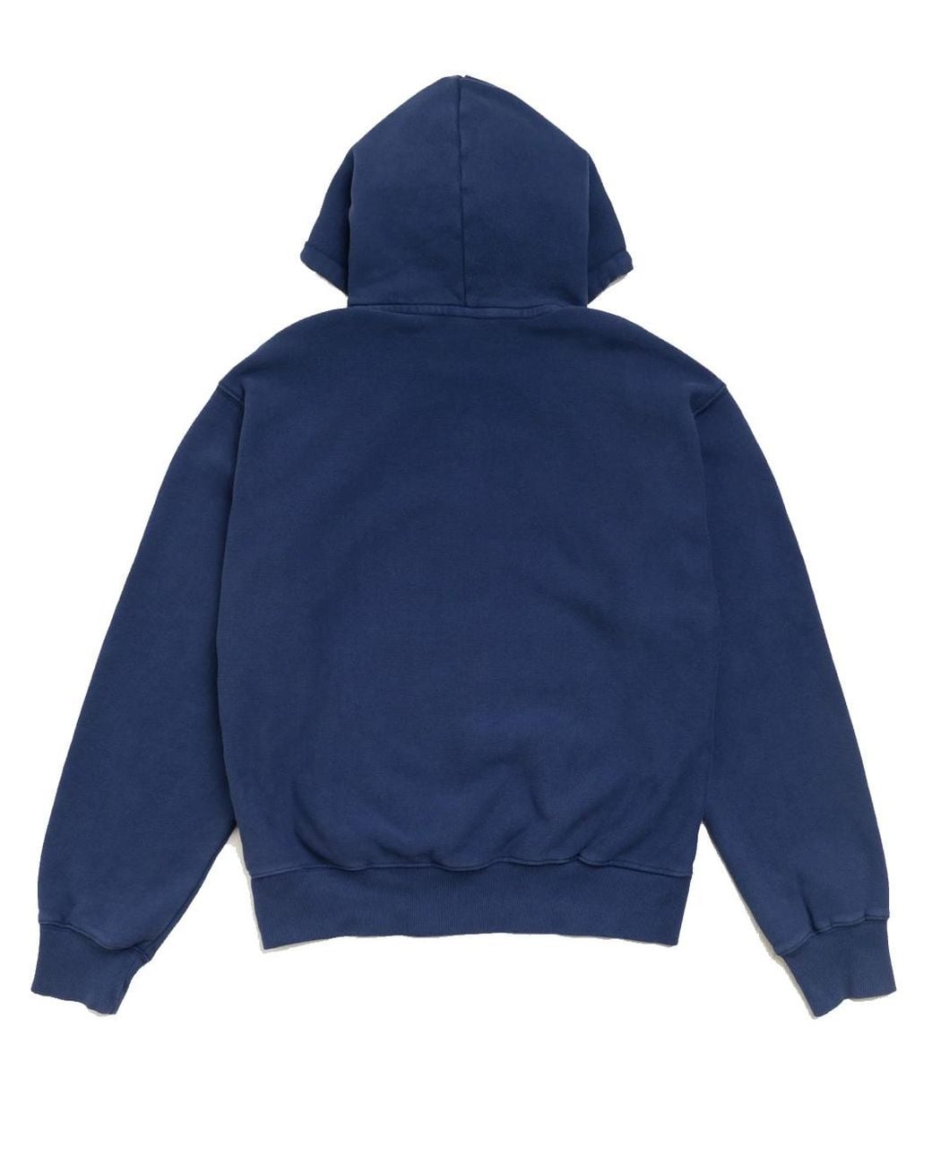 Stussy Blue Block Sport Hoodie Garment Dyed for men