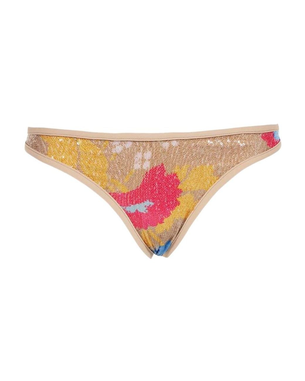 DSquared² Natural Multi-Pattern Swim Shorts