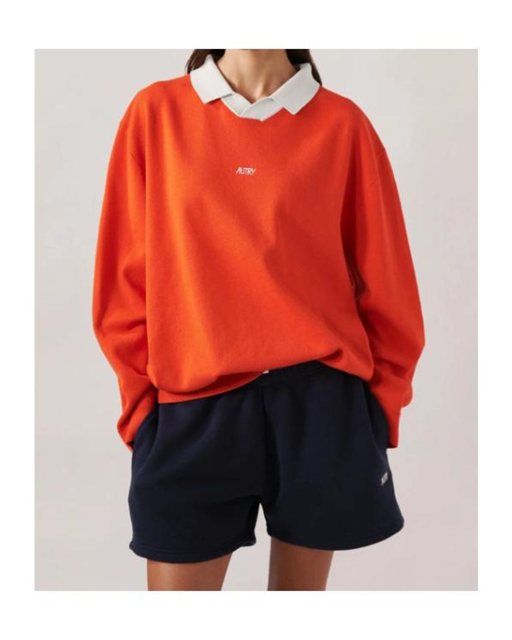 Autry Red Polo Neck Jumper for men
