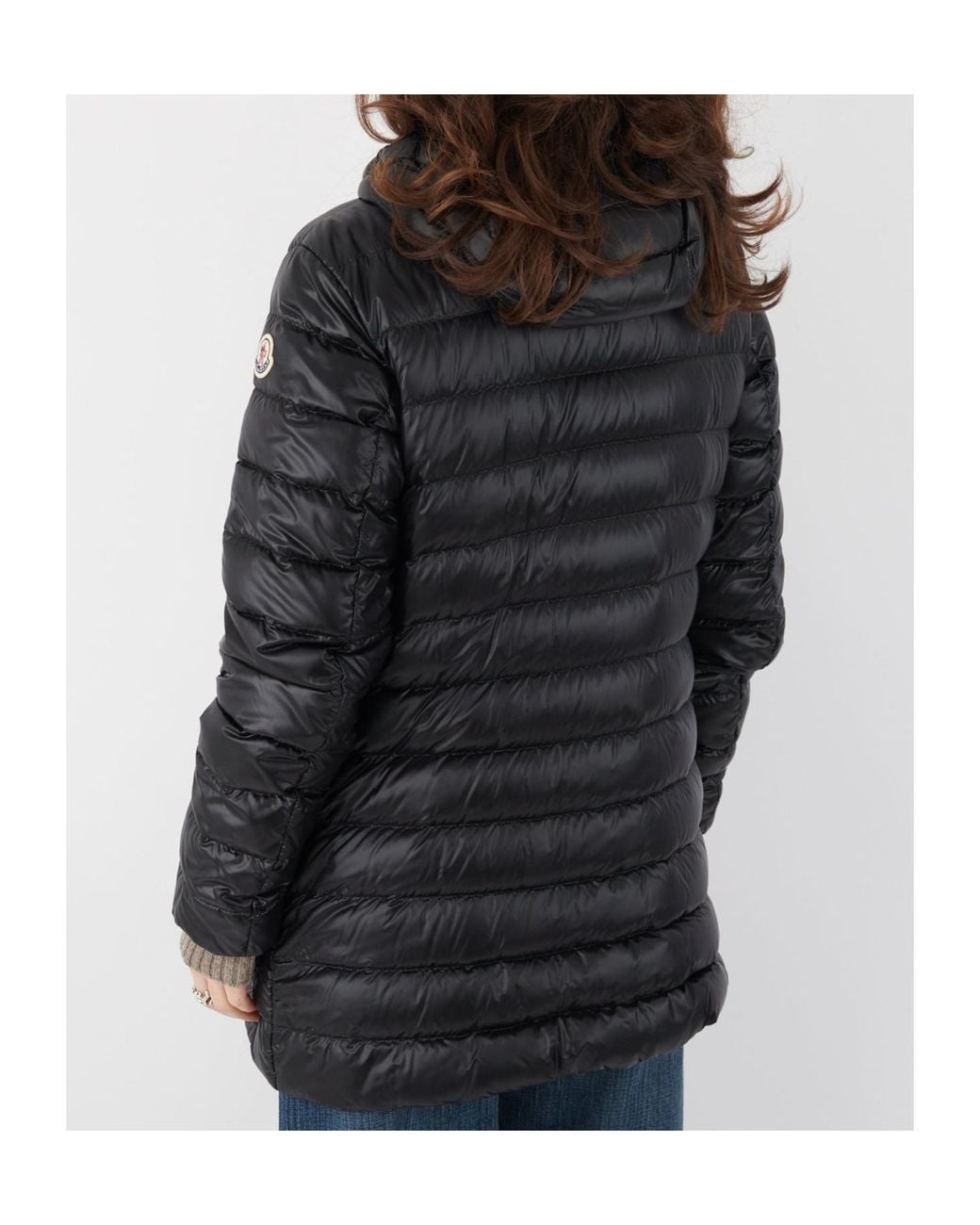 Moncler Black Jasmin Zip-Up Quilted Jacket