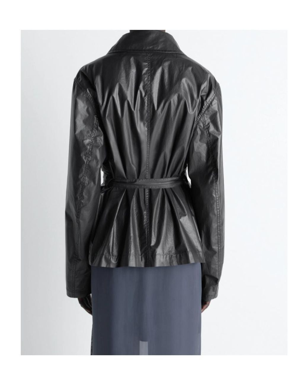 Lemaire Black Light Wrap Jacket