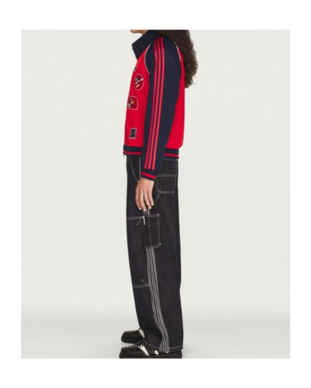 Adidas Red Originals Brain Dead Disney Track Jacket for men