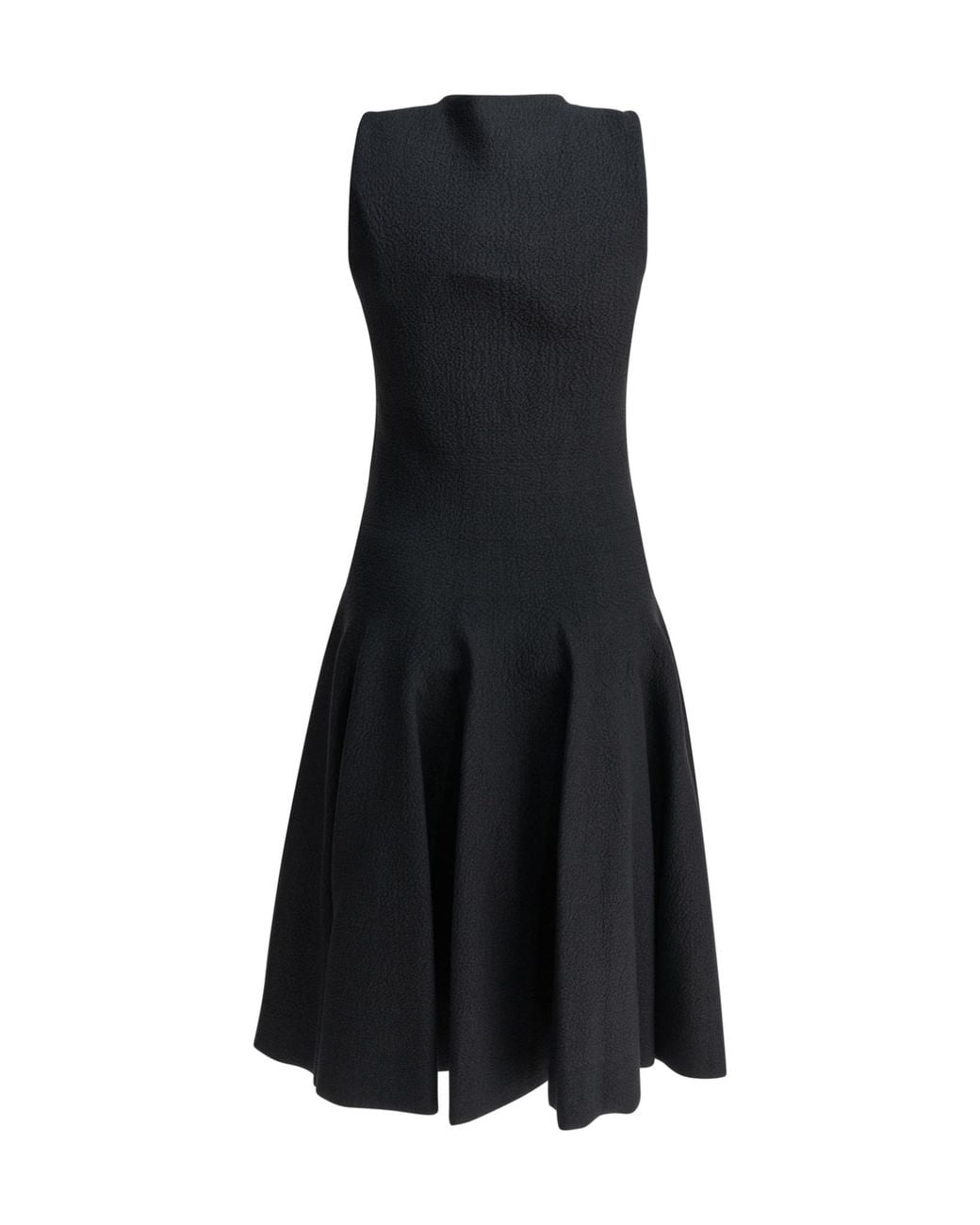 Alaïa Black Alaïa Short Flared Dress