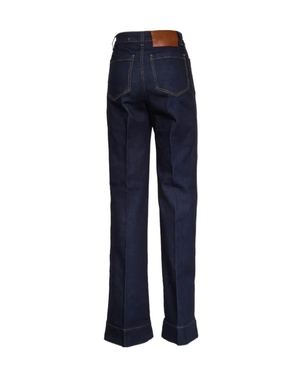 Victoria Beckham Blue Alina Patch-Pocket Jeans