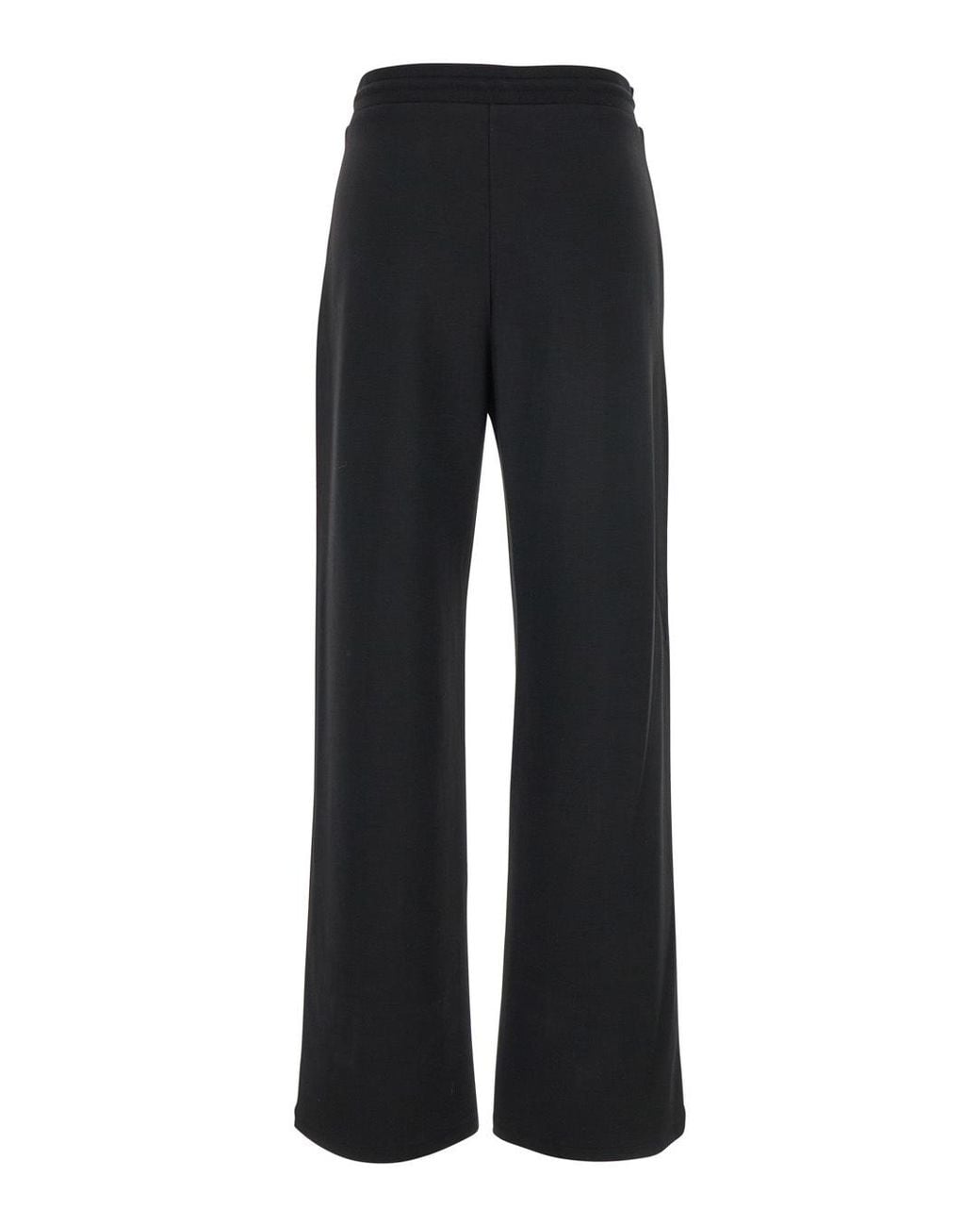 Theory Black High Waist Drawstring Track Pants