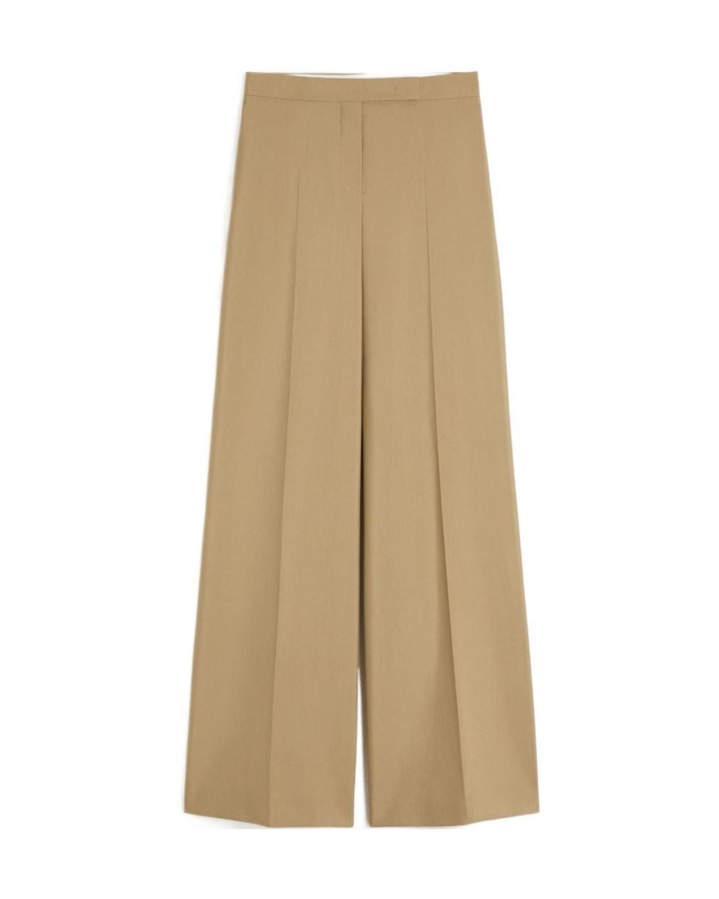 Max Mara Natural Bronte Crease Detailed Pants
