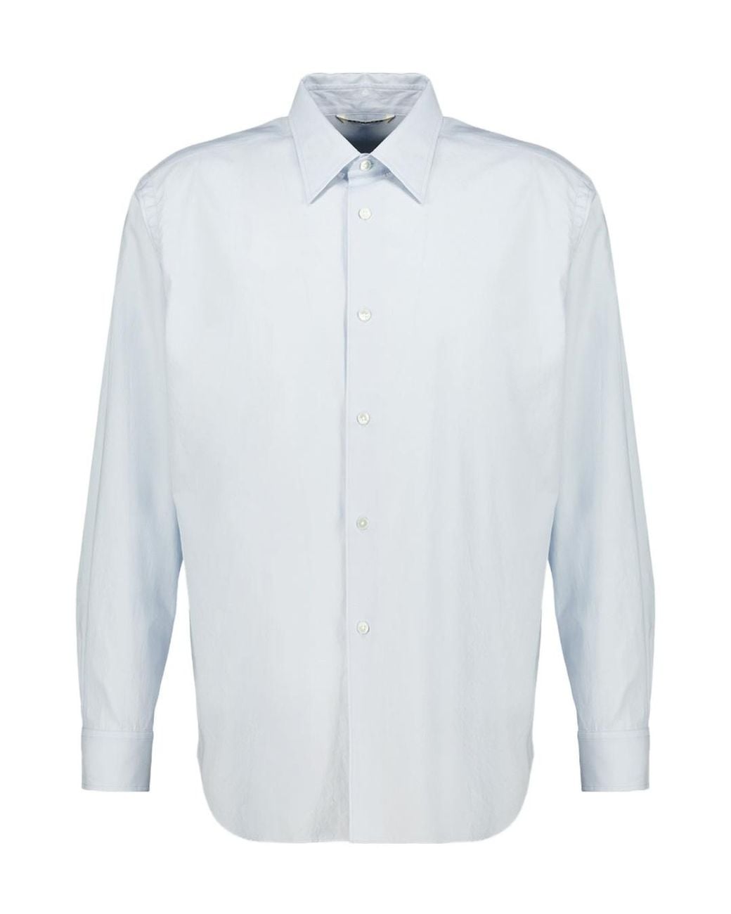 Auralee White Long-Sleeved Shirt for men
