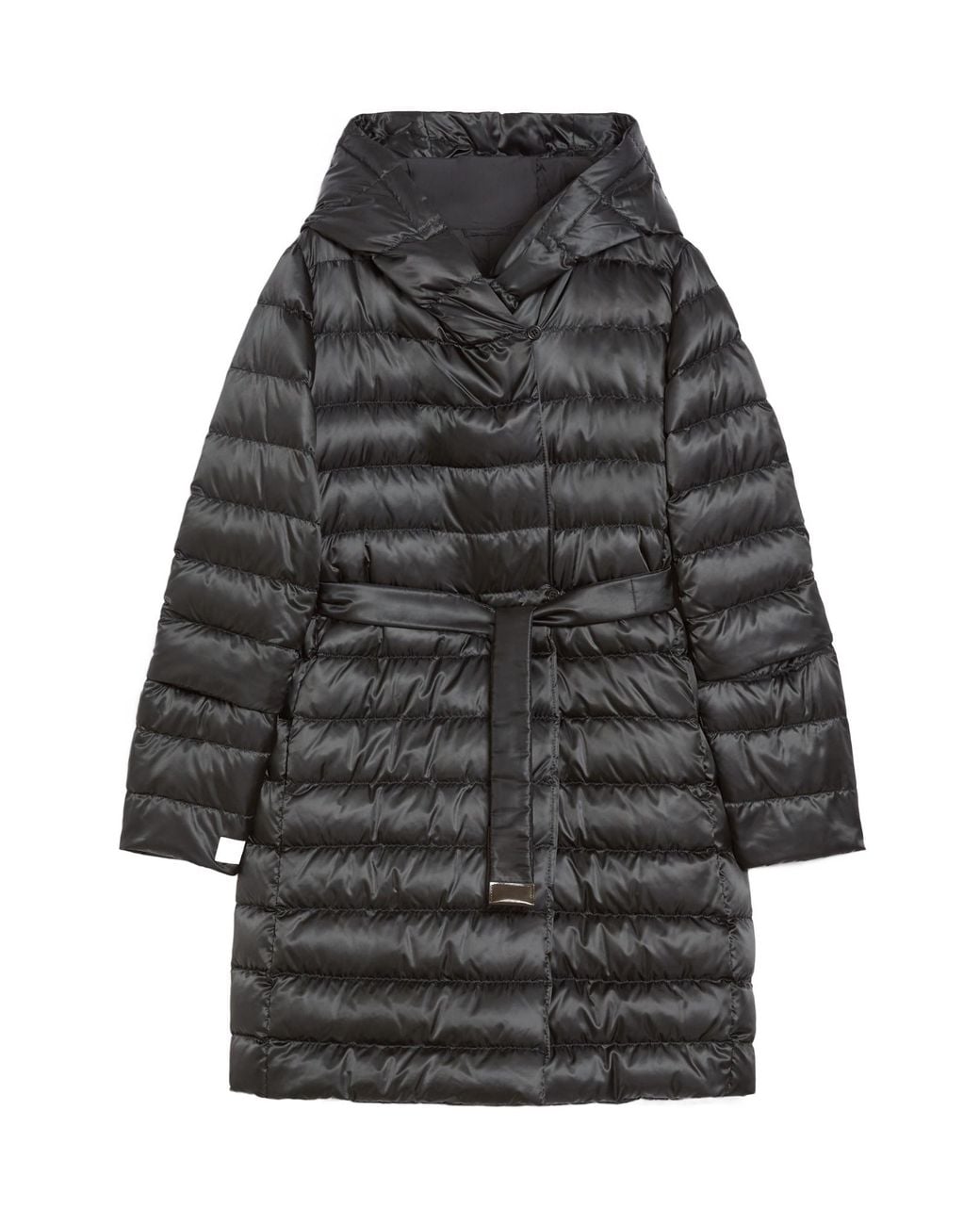 Max Mara Gray The Cube Novef Quilted Down Coat