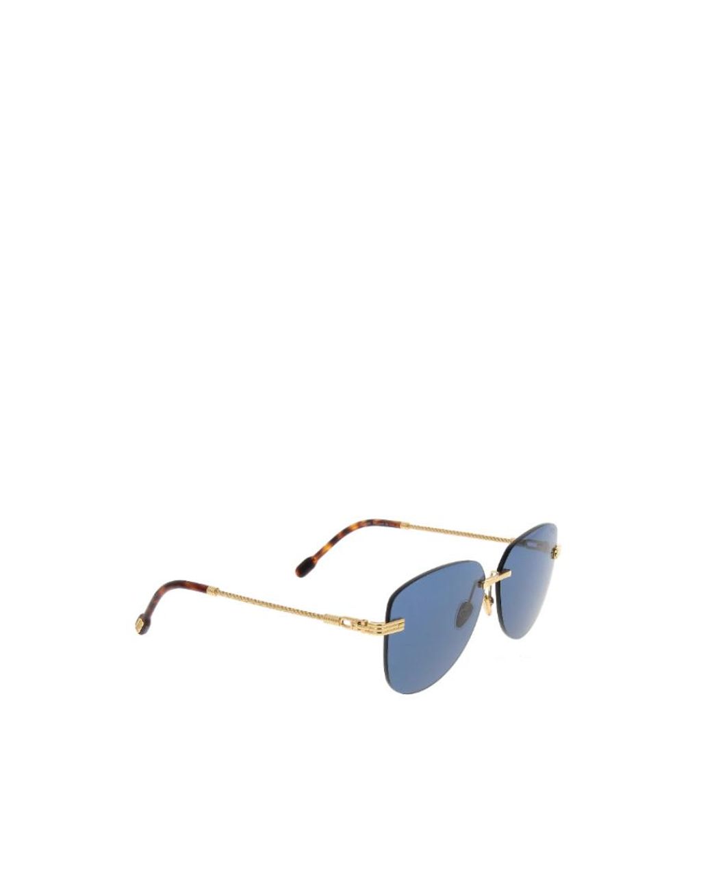 Fred Blue Logo Sunglasses for men