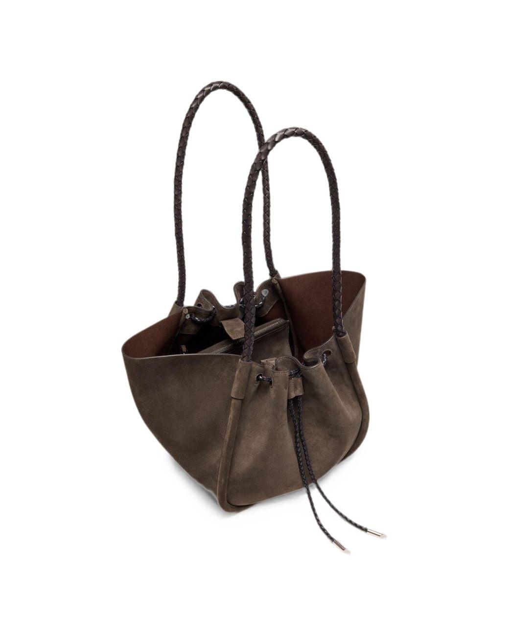 Proenza Schouler Brown Large Ruched Tote