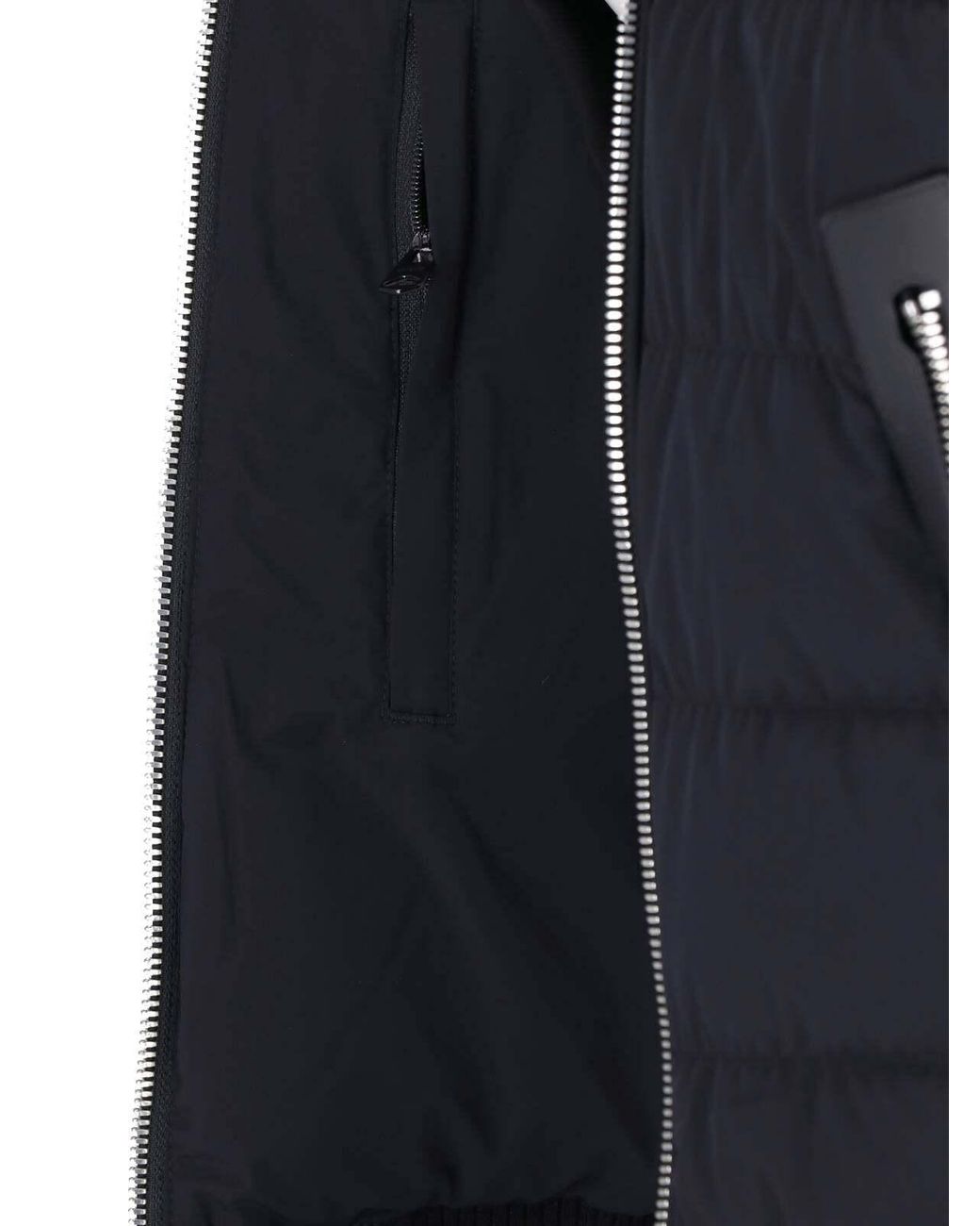 Mackage Blue Andrew Quilted Hooded Jacket for men