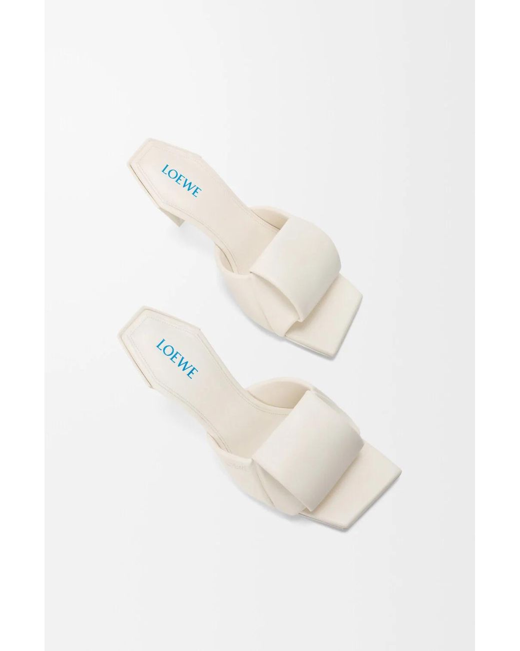 Loewe White Origami Slide