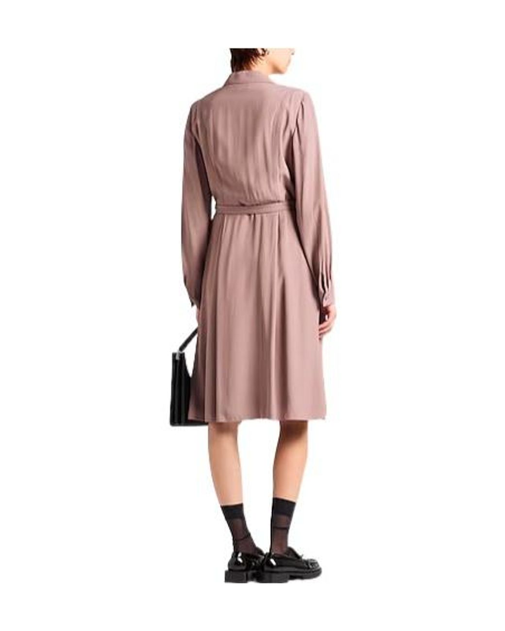 Burberry Pink Solid Blazer Dress